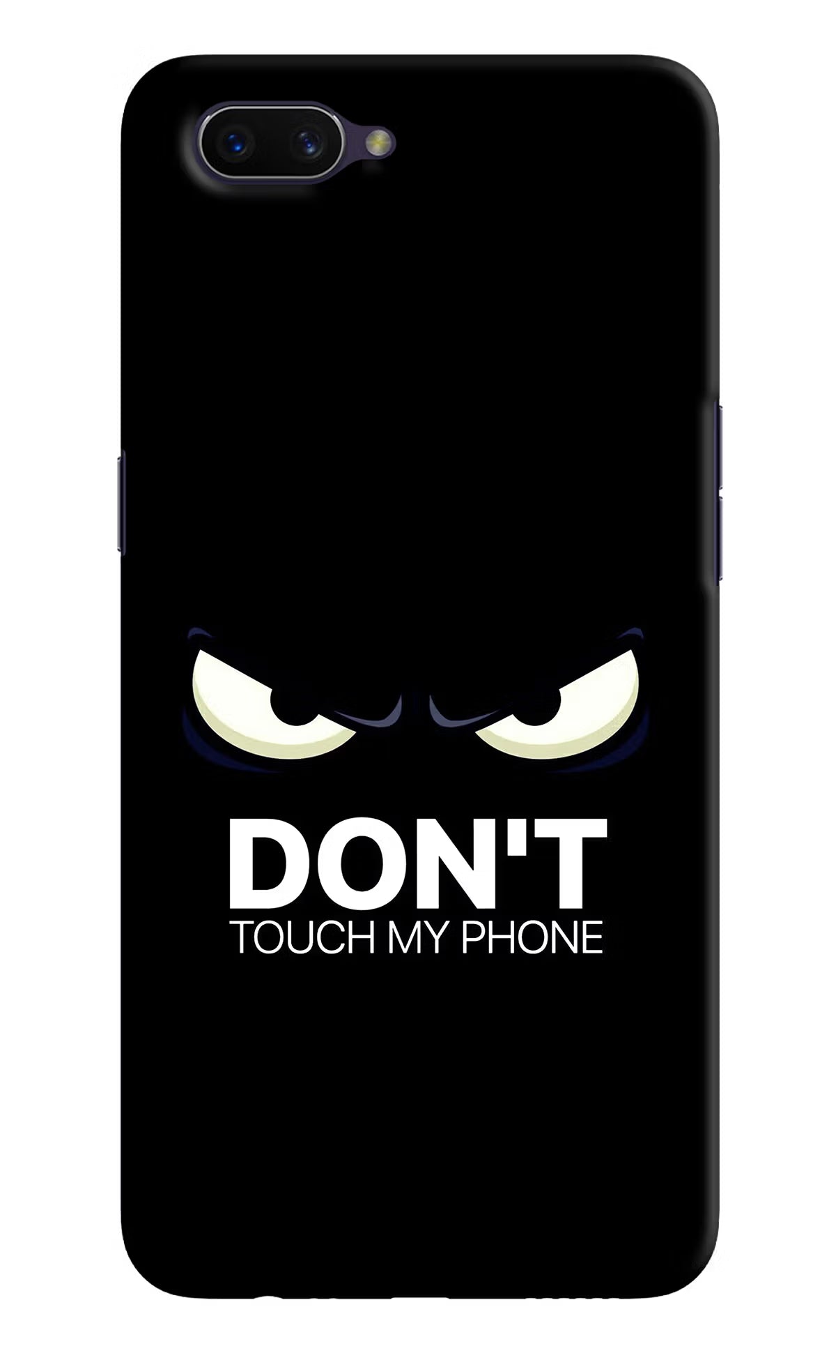 Don'T Touch My Phone Oppo A3S Hard Case Back Cover by Casekaro