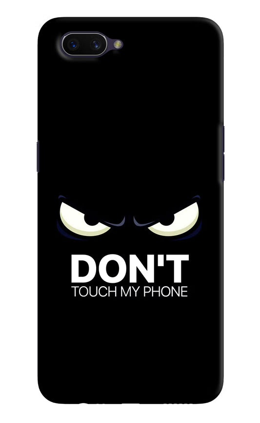 Don'T Touch My Phone Oppo A3S Hard Case Back Cover by Casekaro