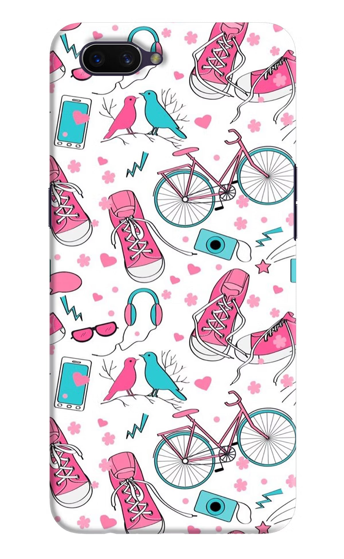 Artwork Oppo A3S Hard Case Back Cover by Casekaro