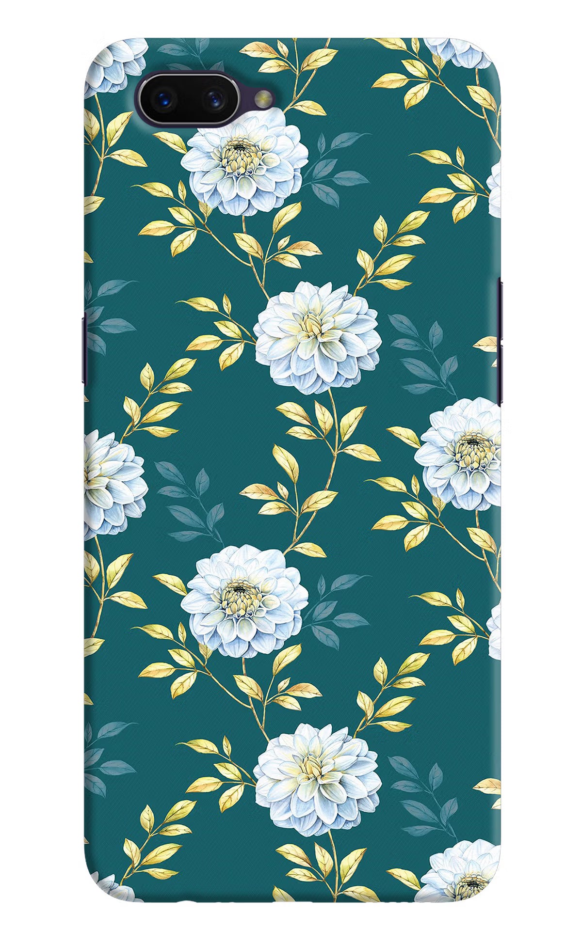 Flowers Oppo A3S Hard Case Back Cover by Casekaro