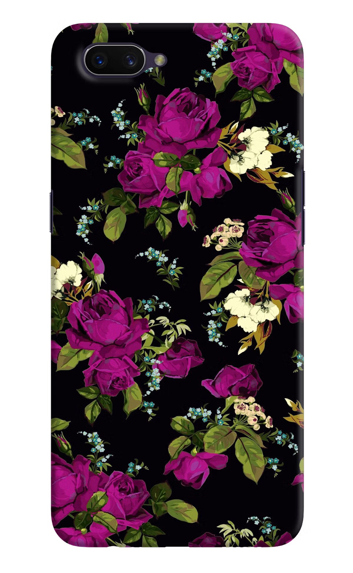 Flowers Oppo A3S Hard Case Back Cover by Casekaro