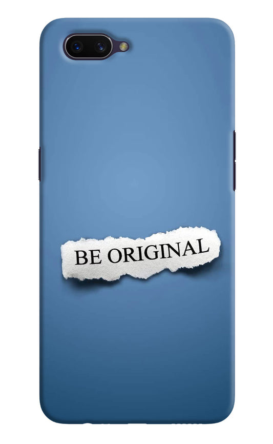 Be Original Oppo A3S Hard Case Back Cover by Casekaro