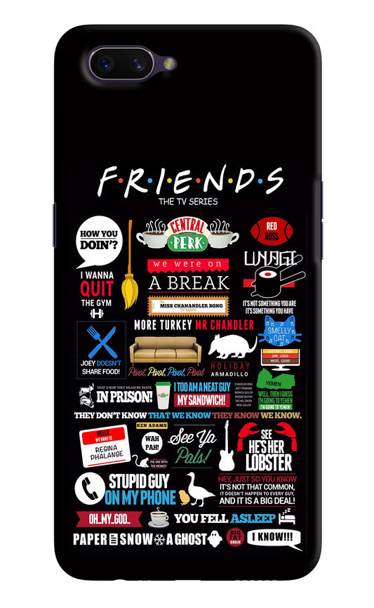 FRIENDS Oppo A3S Hard Case Back Cover by Casekaro