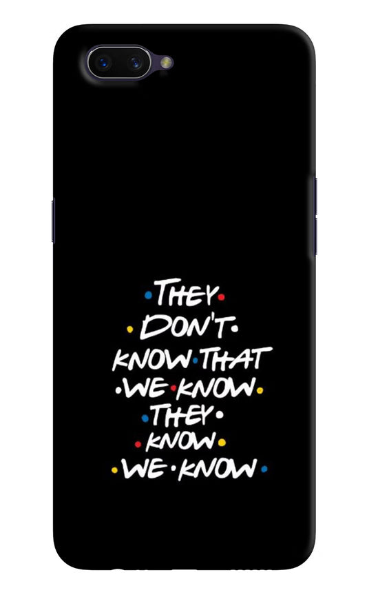 FRIENDS Dialogue Oppo A3S Hard Case Back Cover by Casekaro