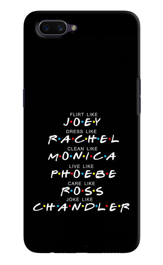 FRIENDS Character Oppo A3S Hard Case Back Cover by Casekaro