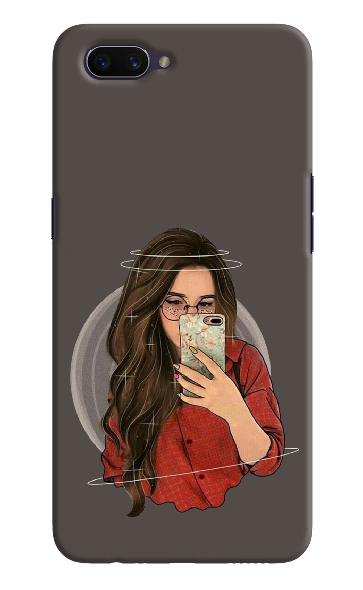 Selfie Queen Oppo A3S Hard Case Back Cover by Casekaro