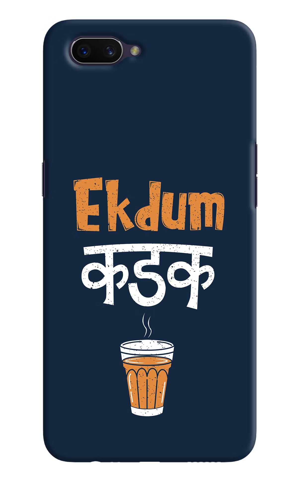 Ekdum Kadak Chai Oppo A3S Hard Case Back Cover by Casekaro