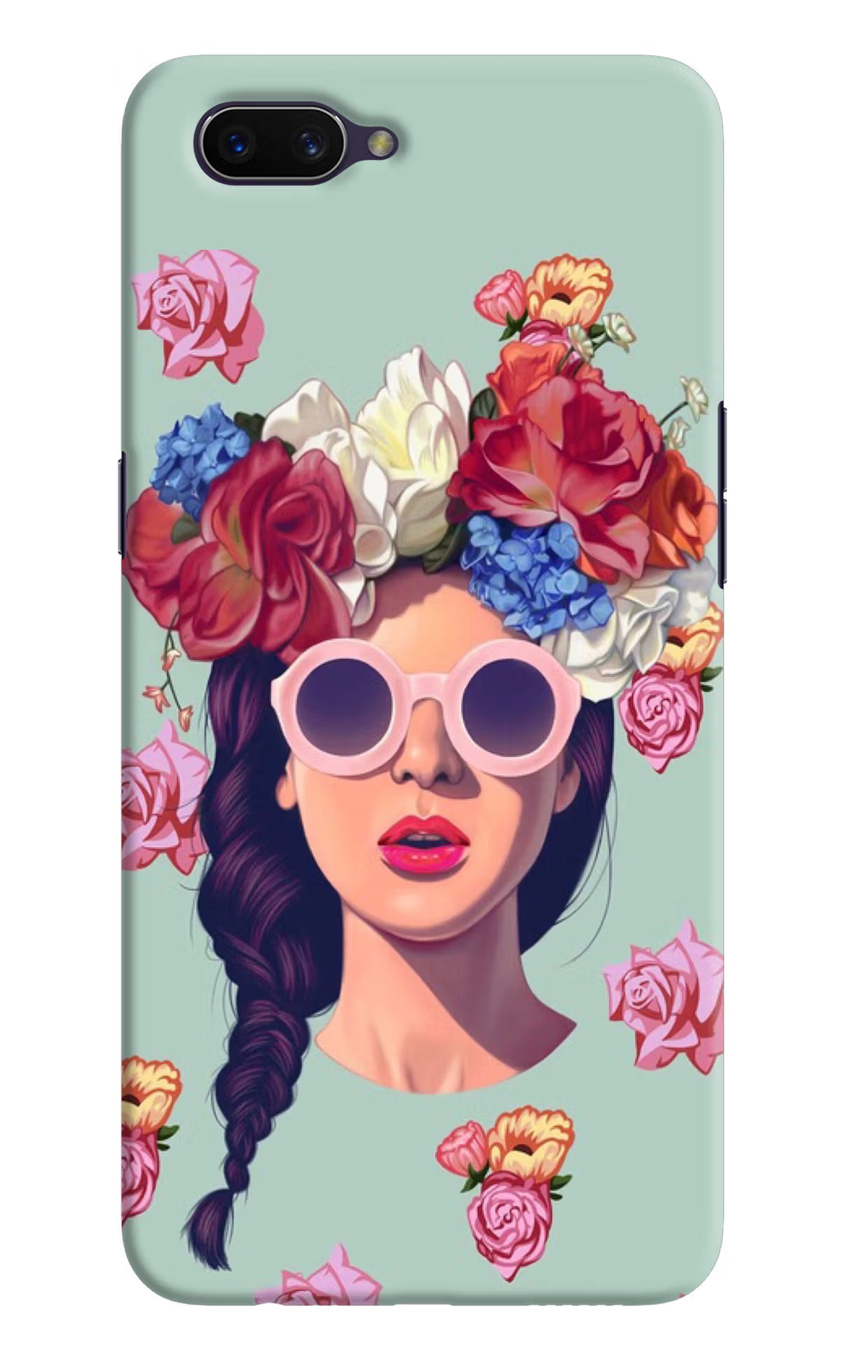 Pretty Girl Oppo A3S Hard Case Back Cover by Casekaro