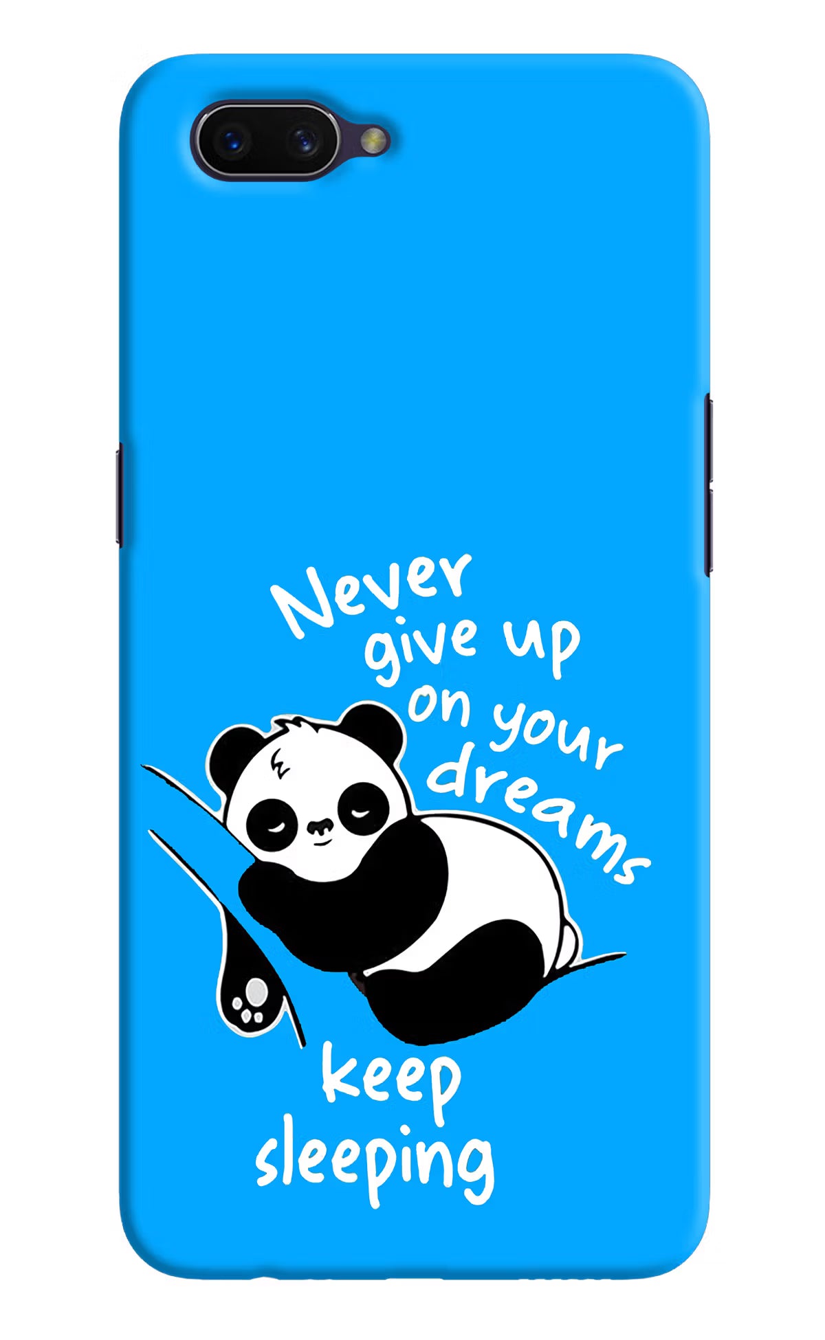 Keep Sleeping Oppo A3S Hard Case Back Cover by Casekaro