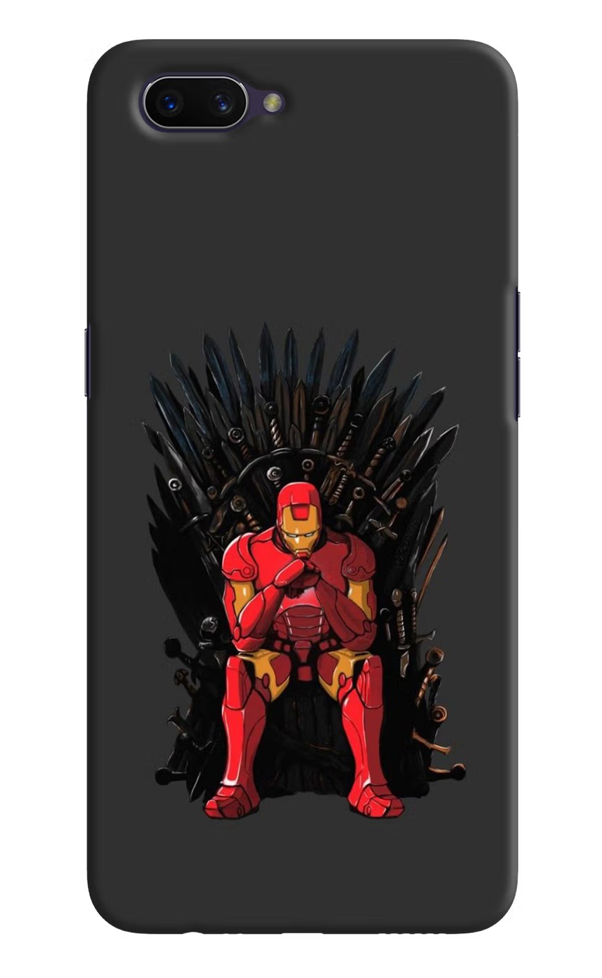 Ironman Throne Oppo A3S Hard Case Back Cover by Casekaro
