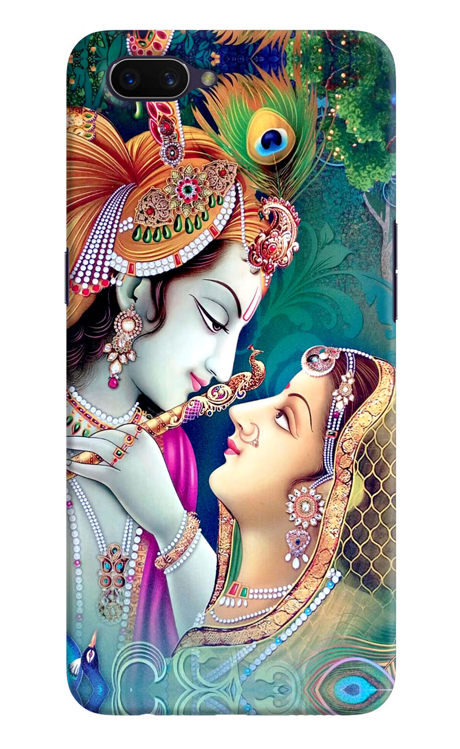 Lord Radha Krishna Oppo A3S Back Cover, Hard case