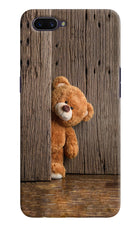 Teddy Wooden Oppo A3S Hard Case Back Cover by Casekaro