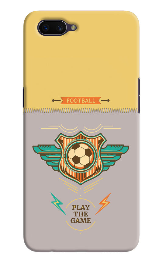 Football Oppo A3S Hard Case Back Cover by Casekaro