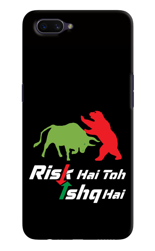 Risk Hai Toh Ishq Hai Oppo A3S Hard Case Back Cover by Casekaro