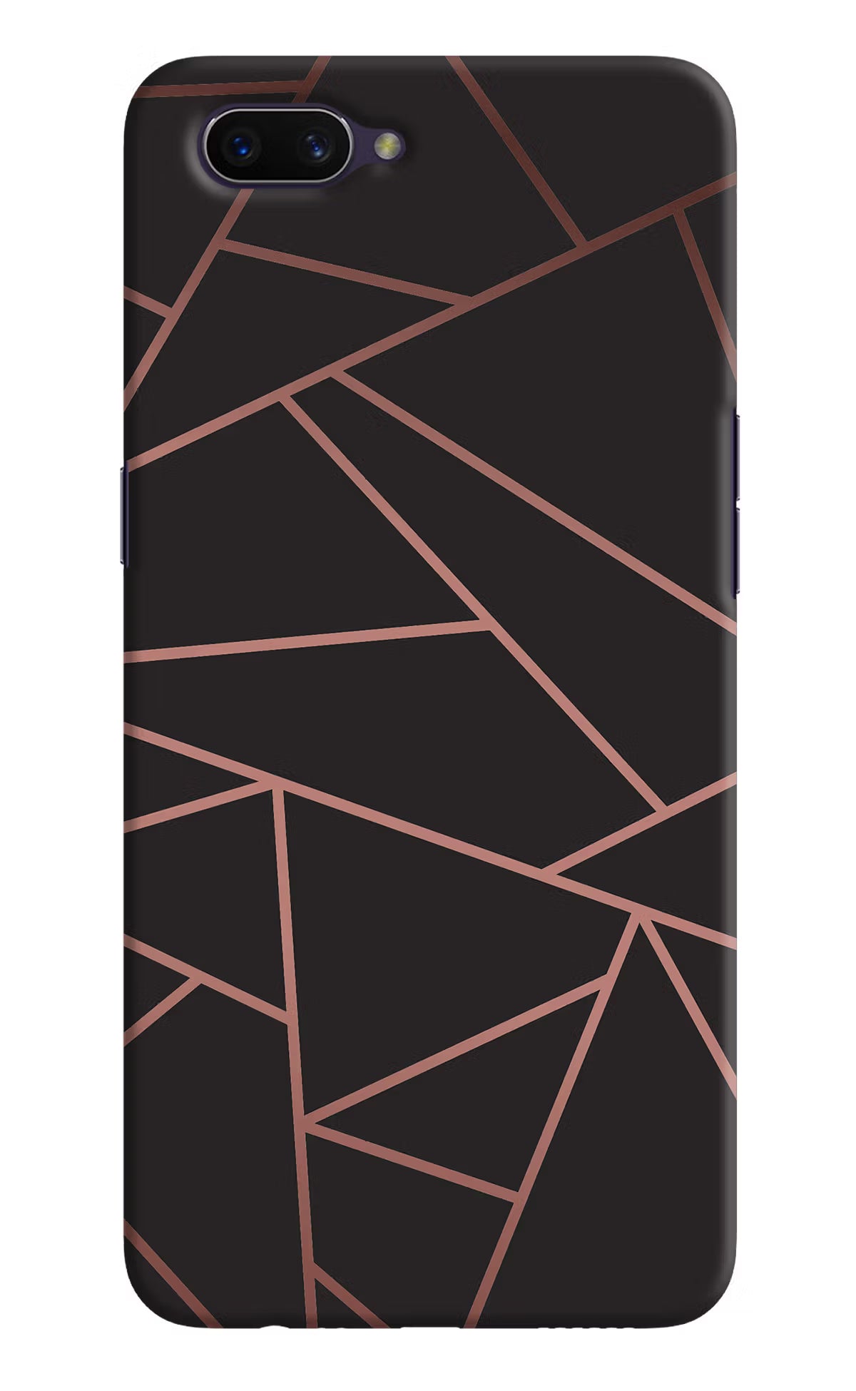 Geometric Pattern Oppo A3S Hard Case Back Cover by Casekaro