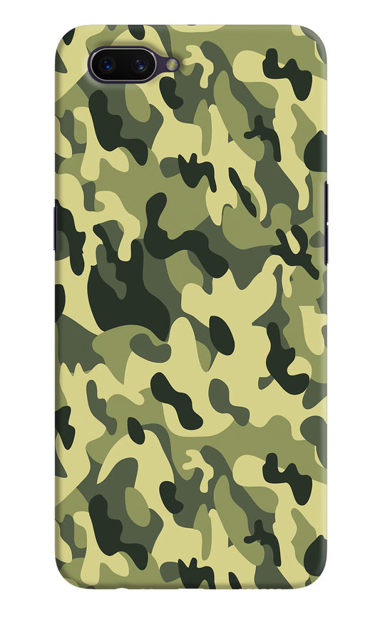 Camouflage Oppo A3S Hard Case Back Cover by Casekaro