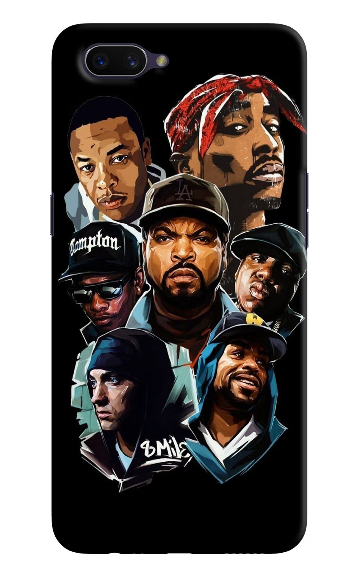 Rappers Oppo A3S Hard Case Back Cover by Casekaro