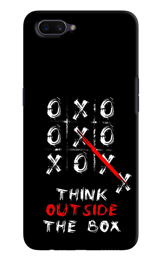 Think out of the BOX Oppo A3S Hard Case Back Cover by Casekaro