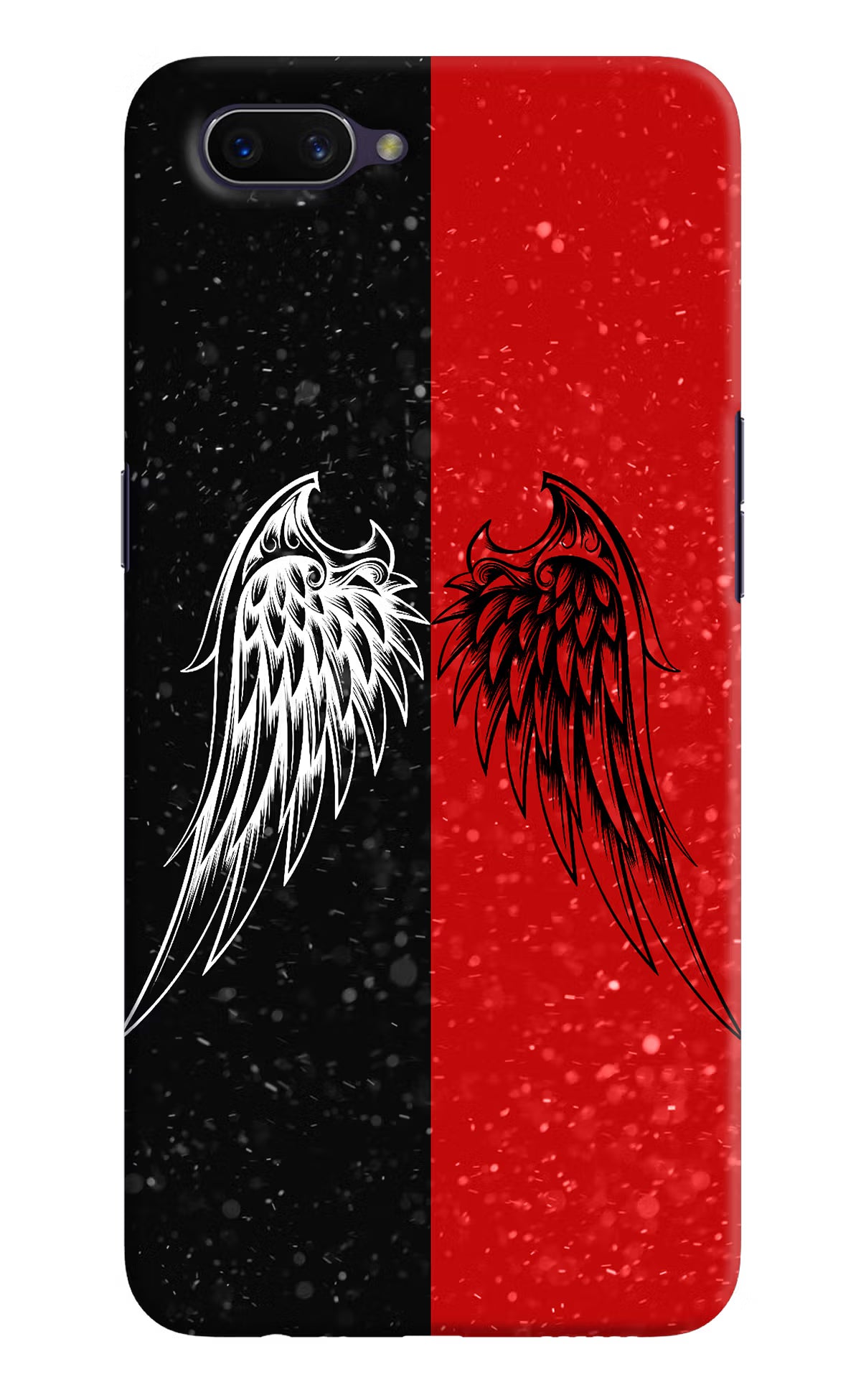 Wings Oppo A3S Hard Case Back Cover by Casekaro