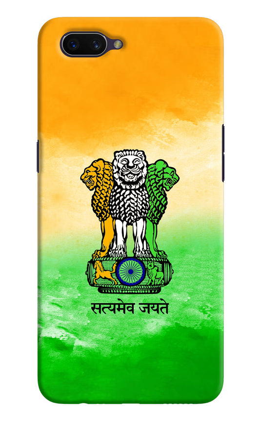 Satyamev Jayate Flag Oppo A3S Hard Case Back Cover by Casekaro