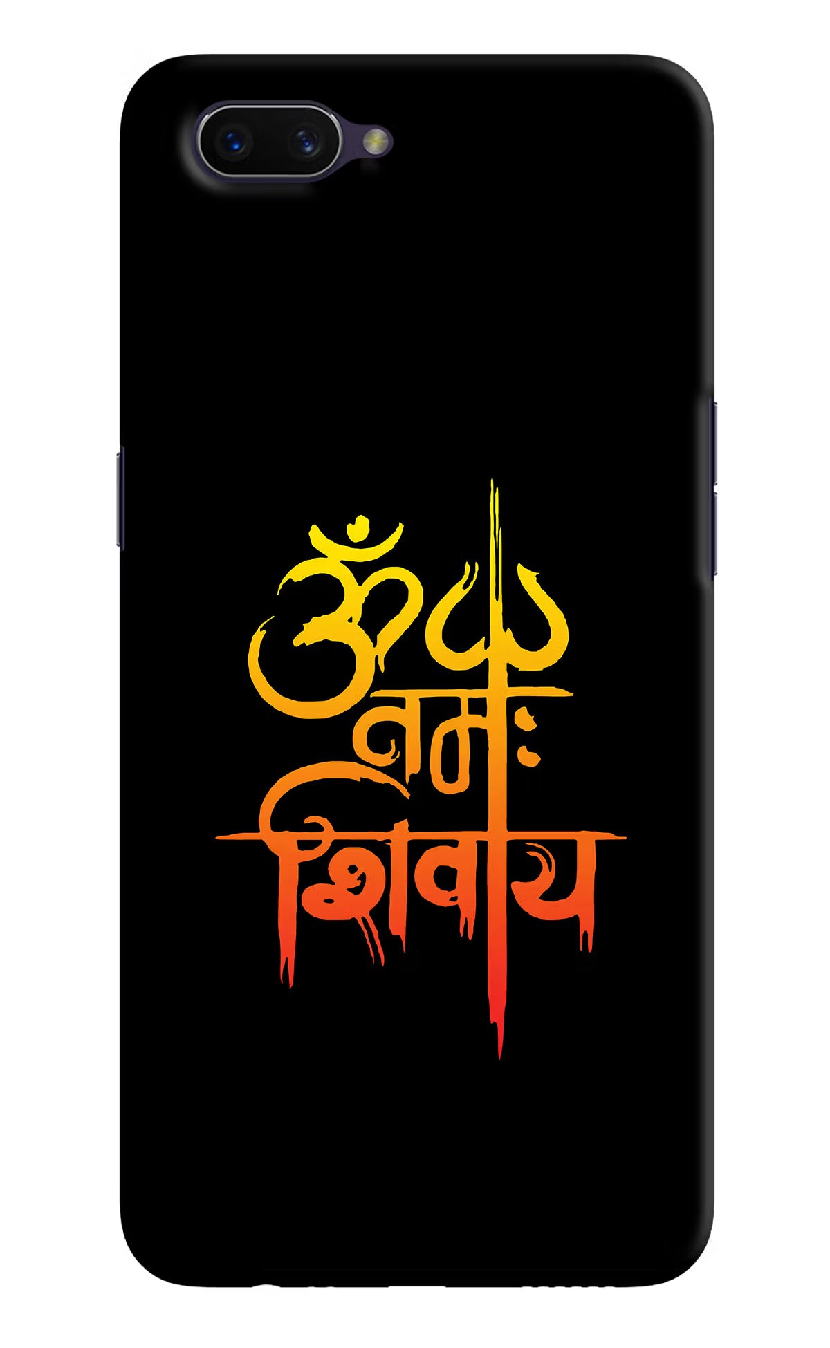 Om Namah Shivay Oppo A3S Hard Case Back Cover by Casekaro