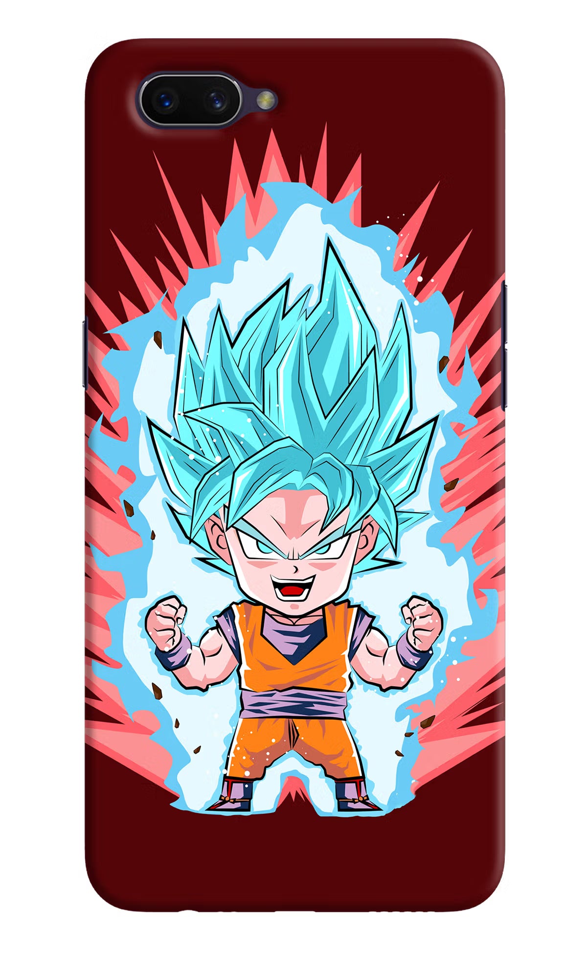Goku Little Oppo A3S Hard Case Back Cover by Casekaro