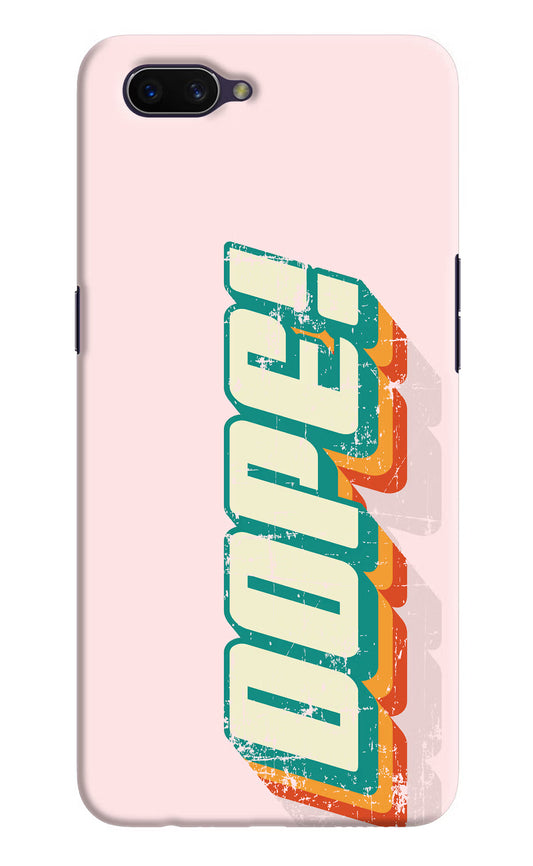Dope Oppo A3S Hard Case Back Cover by Casekaro