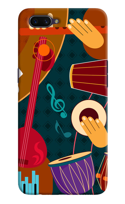Music Instrument Oppo A3S Hard Case Back Cover by Casekaro