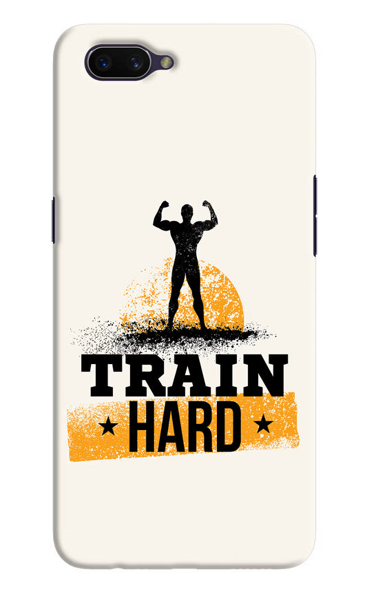 Train Hard Oppo A3S Hard Case Back Cover by Casekaro