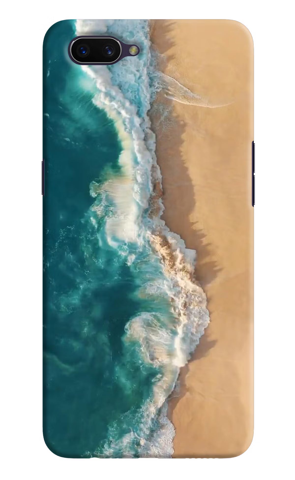 Ocean Beach Oppo A3S Hard Case Back Cover by Casekaro