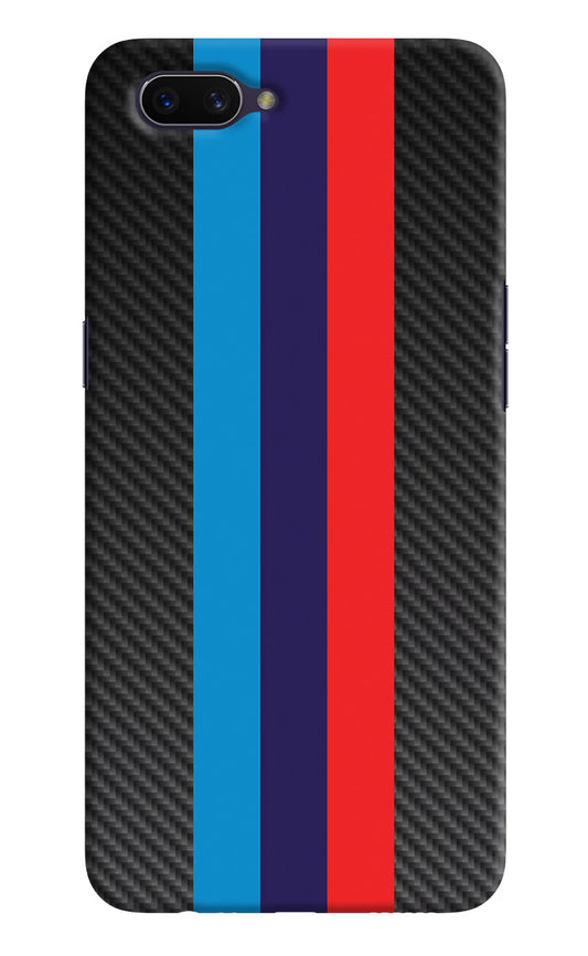 BMW Stripes Pattern Oppo A3S Hard Case Back Cover by Casekaro