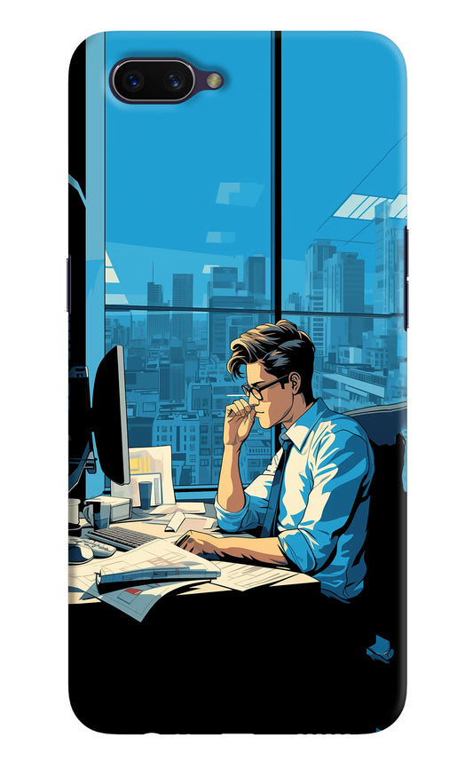 Focused Hustler (AI Generated) Oppo A3S Hard Case Back Cover by Casekaro