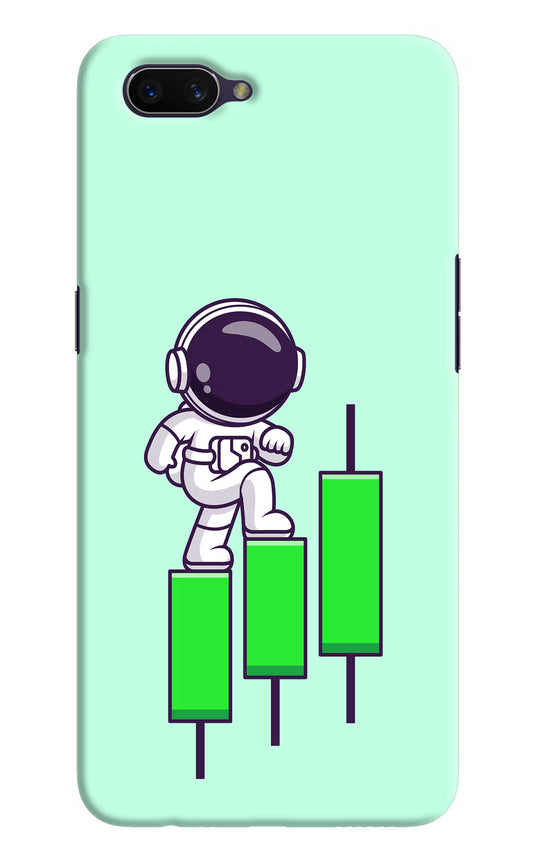 Astronaut Trader Oppo A3S Hard Case Back Cover by Casekaro