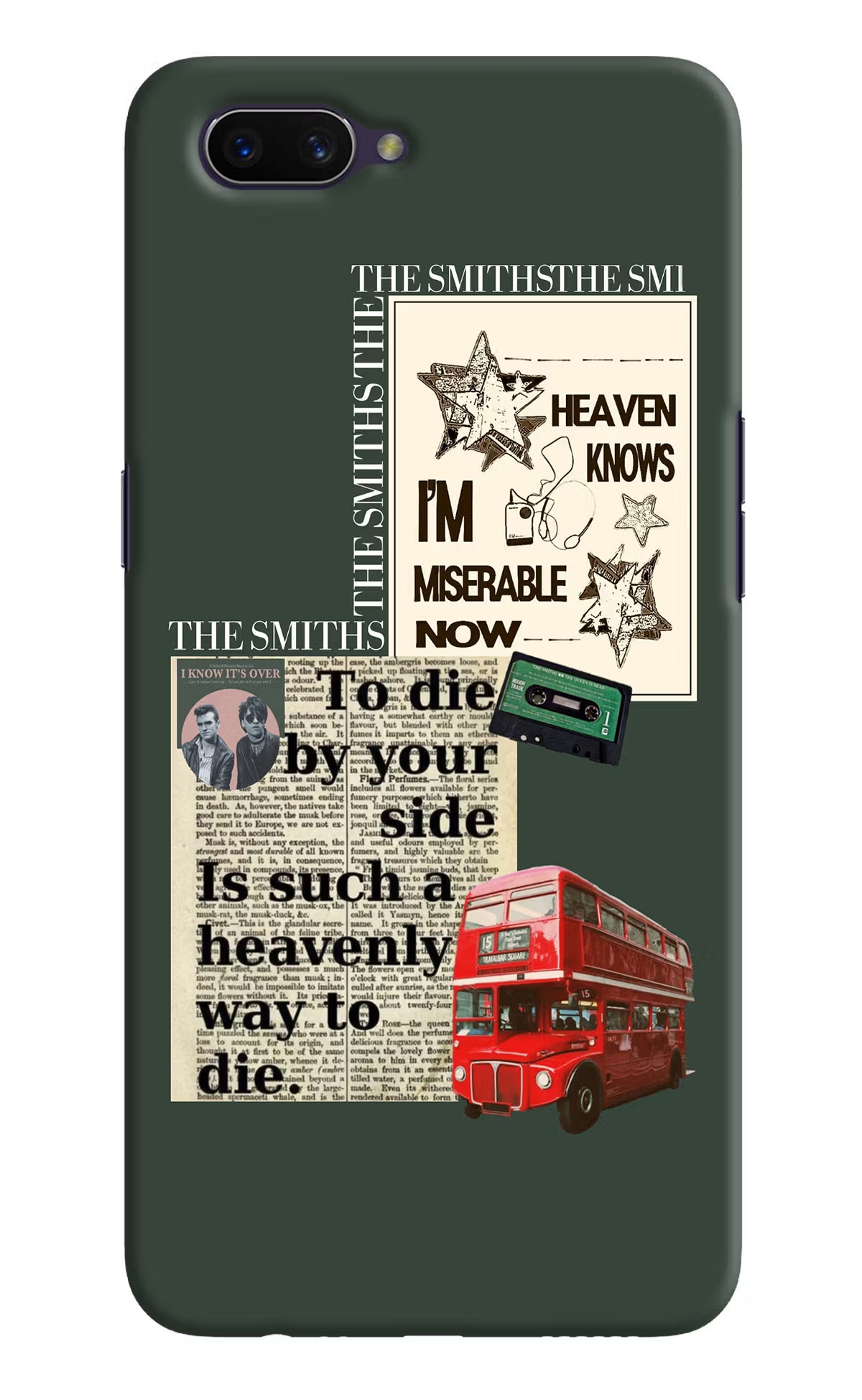 The Smiths Oppo A3S Hard Case Back Cover by Casekaro