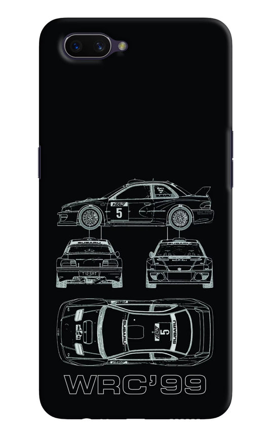 WRC'99 Oppo A3S Hard Case Back Cover by Casekaro