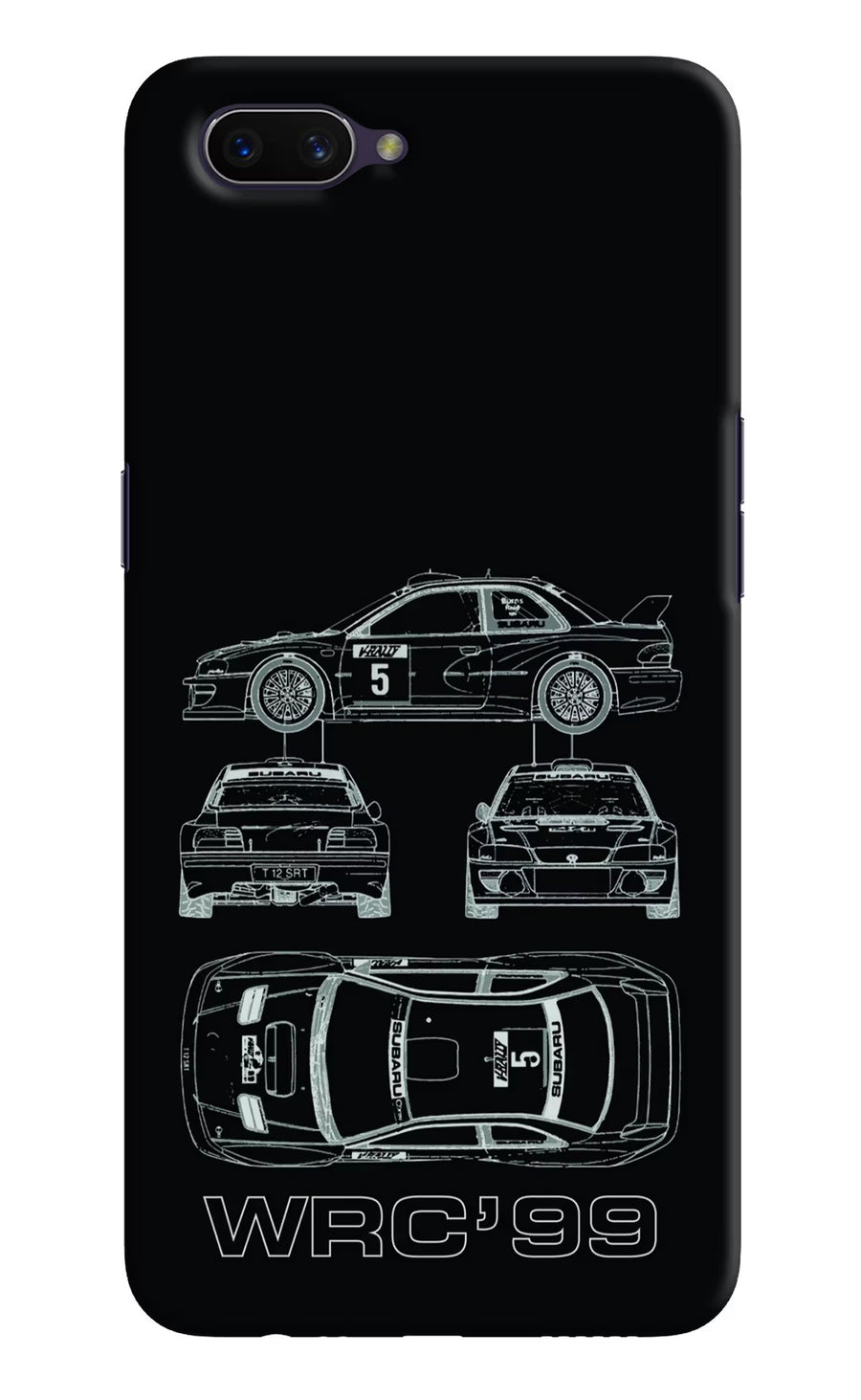 WRC'99 Oppo A3S Back Cover, Hard case