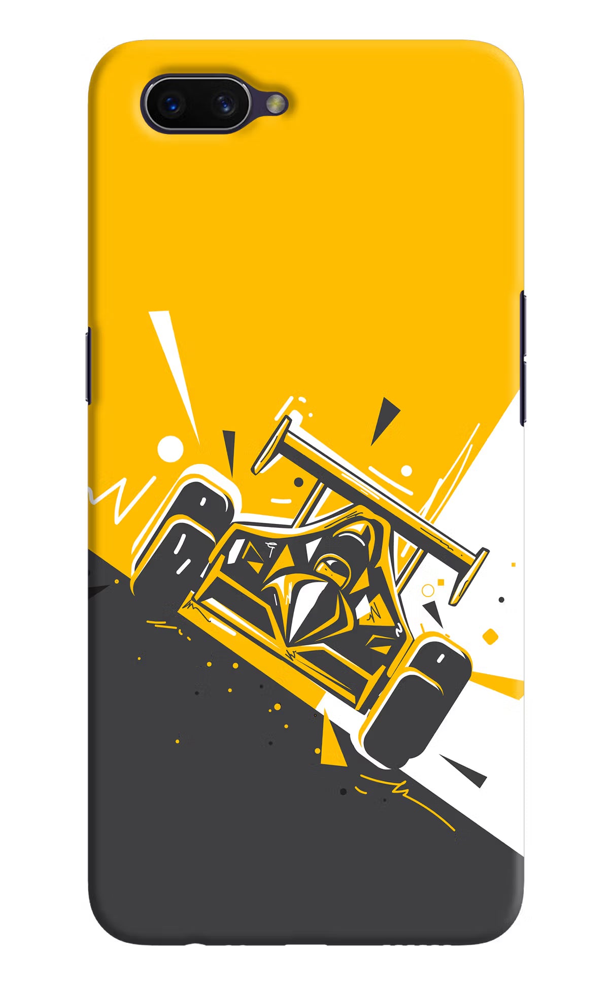 Track King Oppo A3S Hard Case Back Cover by Casekaro