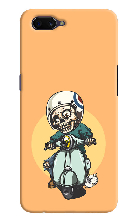 Undead Biker Oppo A3S Hard Case Back Cover by Casekaro