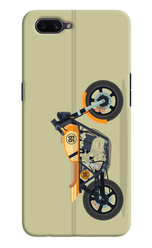 Vertical Speedster Oppo A3S Hard Case Back Cover by Casekaro