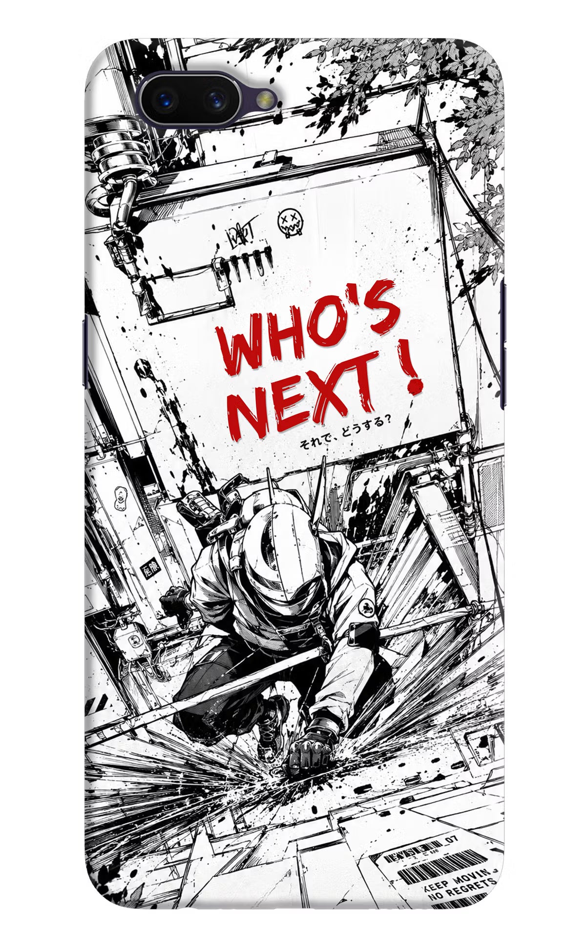 Who's Next Oppo A3S Hard Case Back Cover by Casekaro