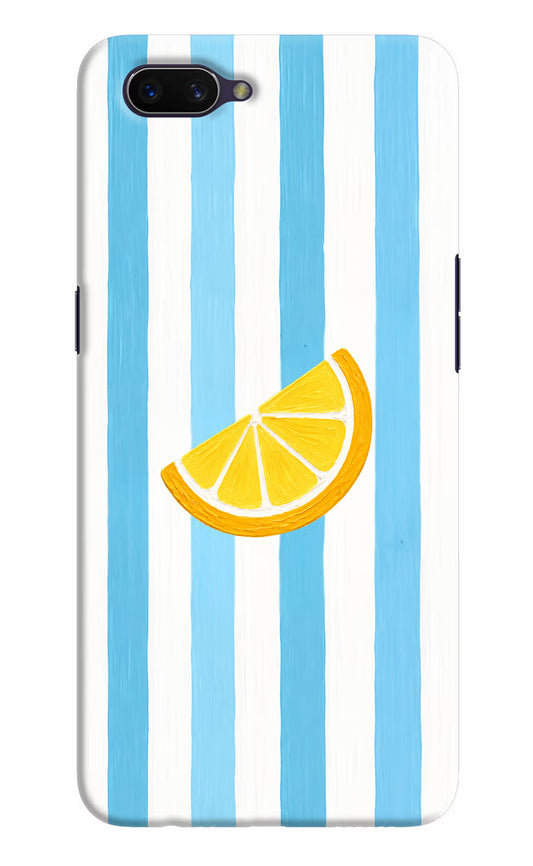 Summer Lemon Oppo A3S Hard Case Back Cover by Casekaro