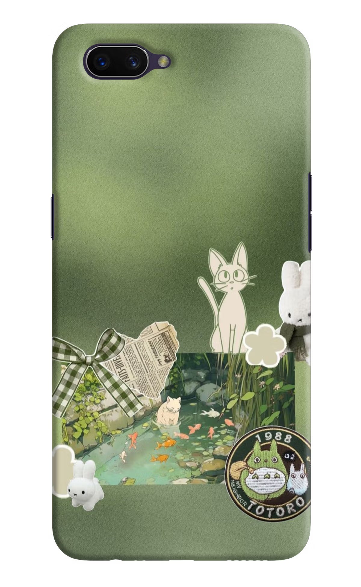 Aesthetic anime Oppo A3S Back Cover