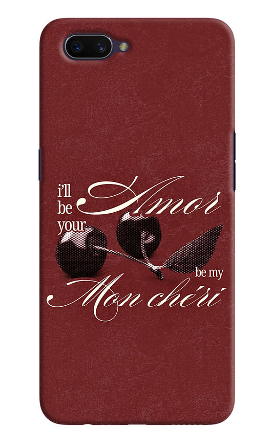 Velvet Cherry Oppo A3S Back Cover