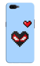 Peter Heart Oppo A3S Hard Case Back Cover by Casekaro