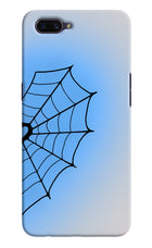 Blue Web Oppo A3S Hard Case Back Cover by Casekaro