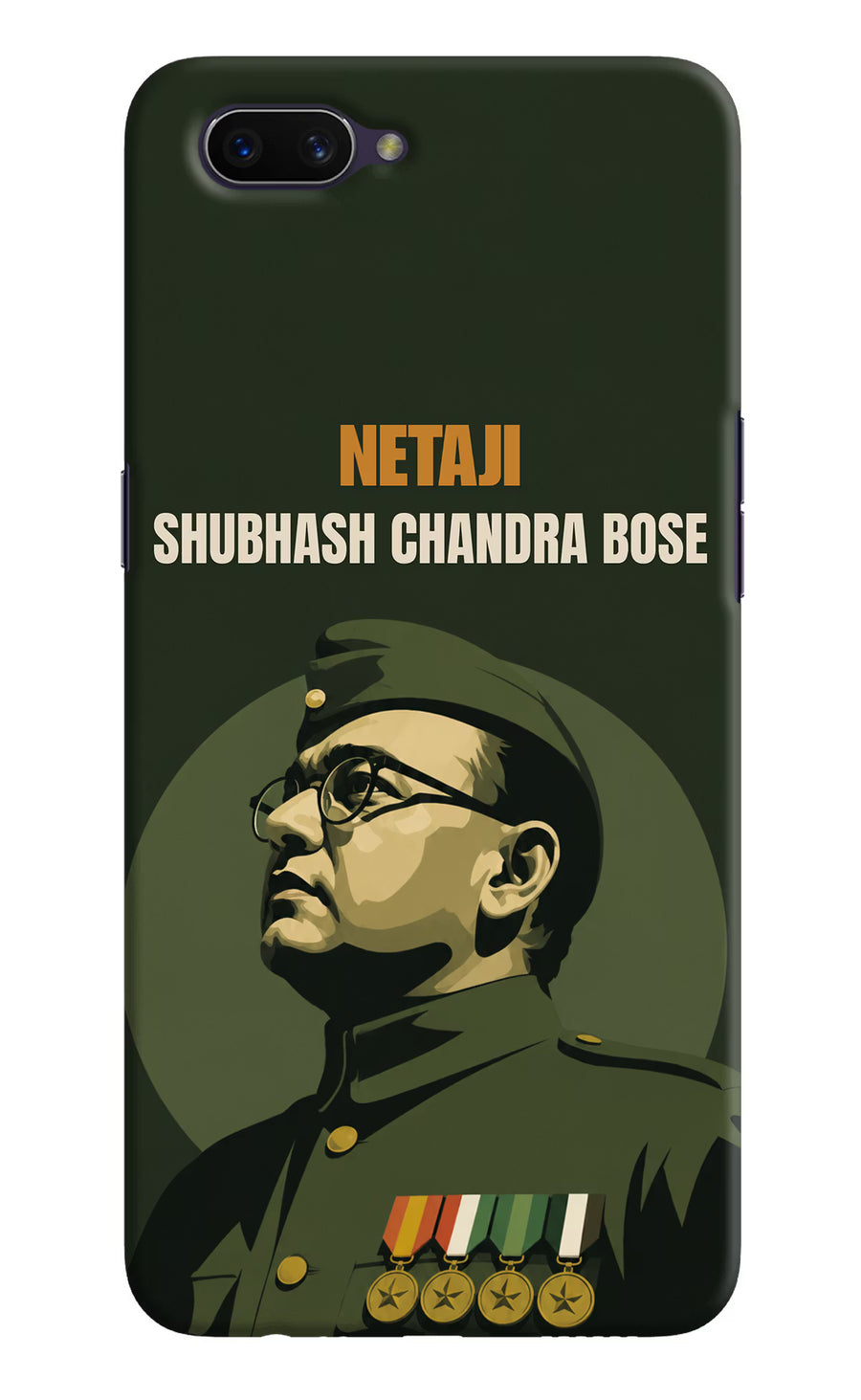 Netaji Legacy Oppo A3S Back Cover, Hard case