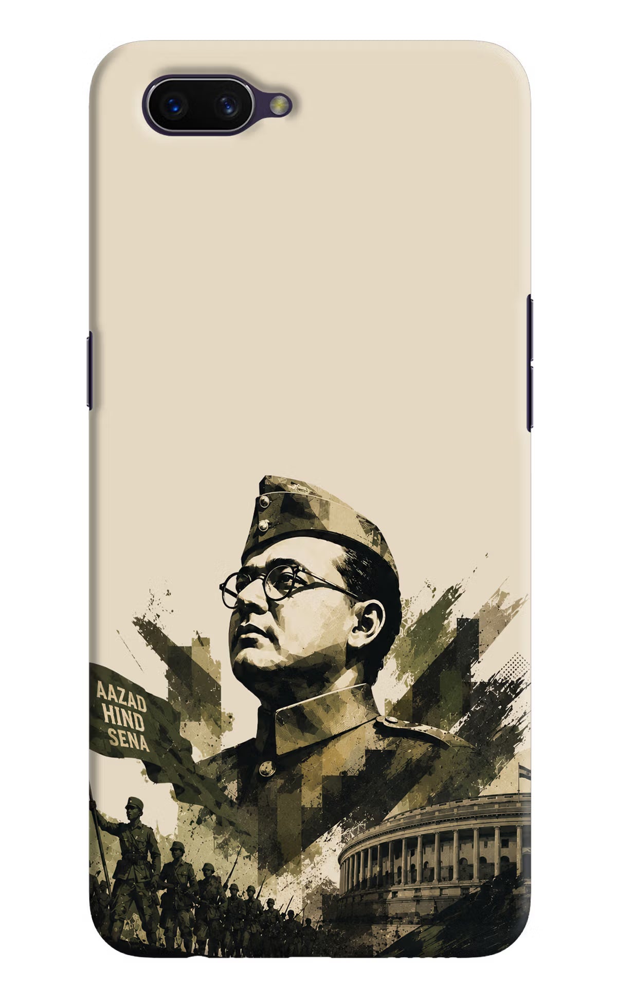 Netaji Rising Oppo A3S Back Cover