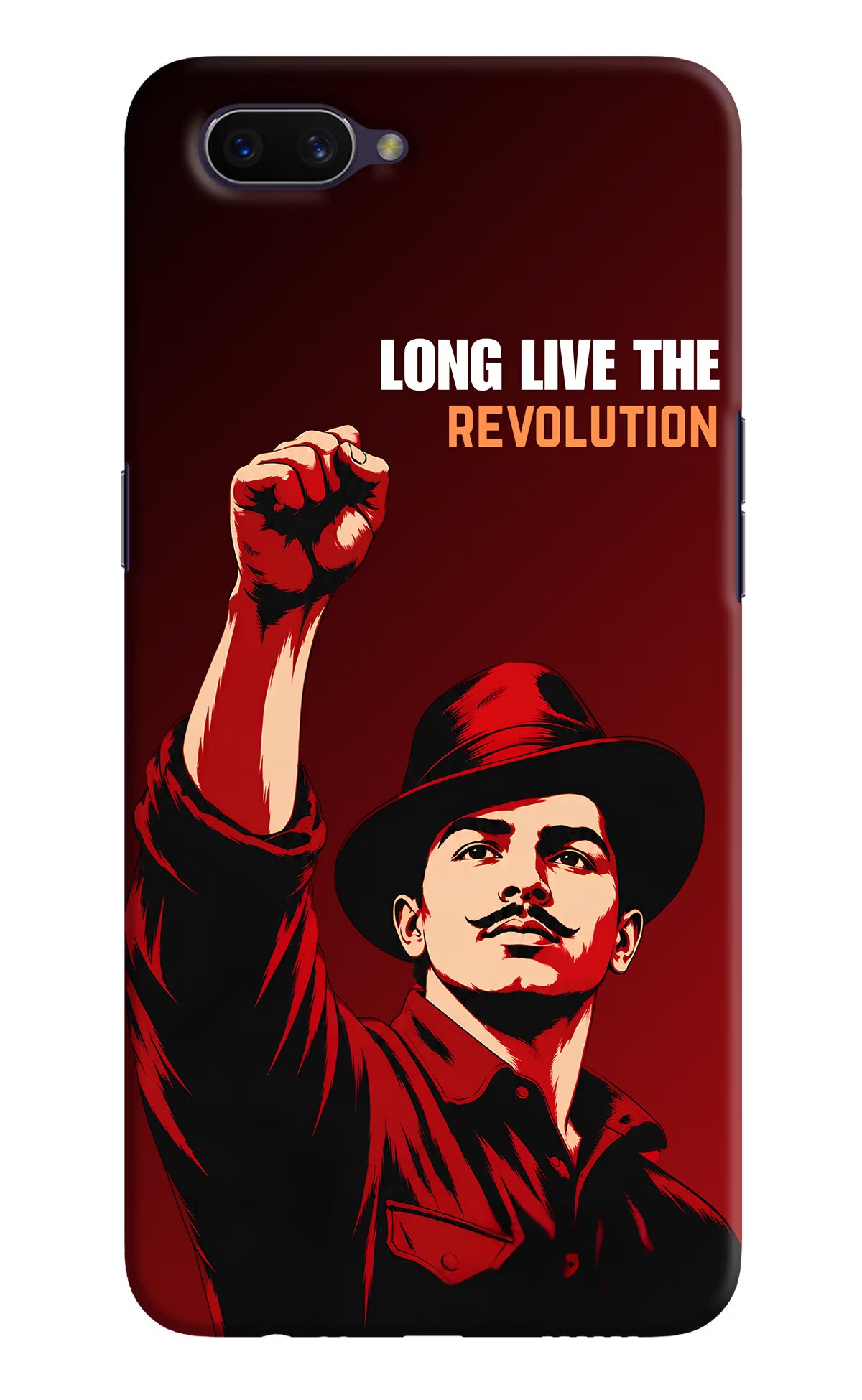 Bhagat Singh Revolution Oppo A3S Back Cover