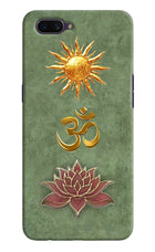 Om & Lotus Oppo A3S Back Cover