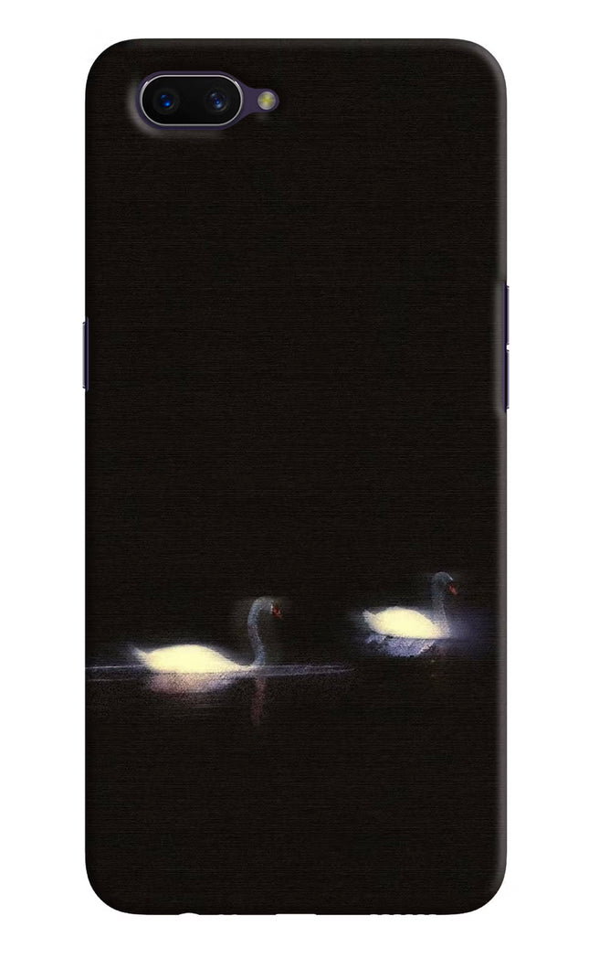 Silent Swans Oppo A3S Hard Case Back Cover by Casekaro